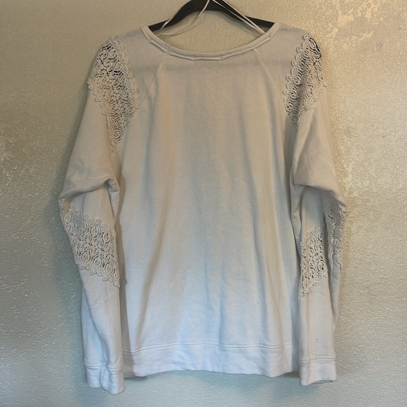 Knox Rose women’s sweatshirt with lace detail - Picture 5 of 5
